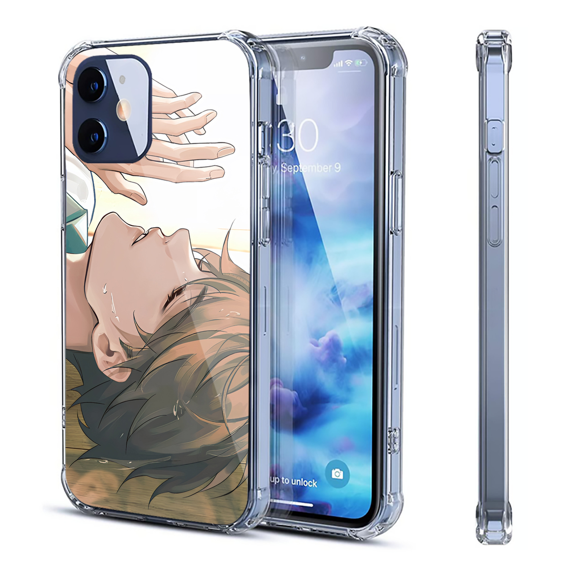 （画像用） ハイキュー!! Haikyu!! 【iPhone 12シリーズ対応】透明スマホケース（クリアソフトケース）